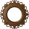 Ekena Millwork Orrington Ceiling Medallion (Canopies up to 6 5/8"), 13 1/4"OD x 6 5/8"ID x 1 1/8"P, Smokey Topaz CM13ORSTF - alternate 1